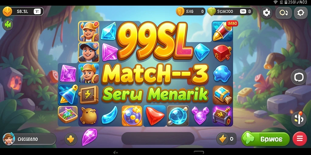 Tangkapan layar gameplay 99SL yang penuh warna dan seru.