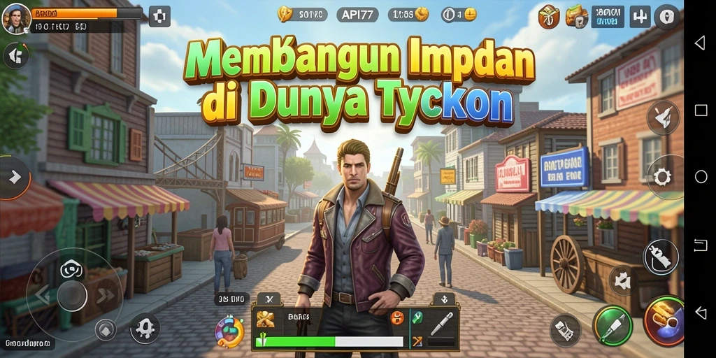 Tampilan gameplay API77 yang menarik dan interaktif dalam membangun bisnis.