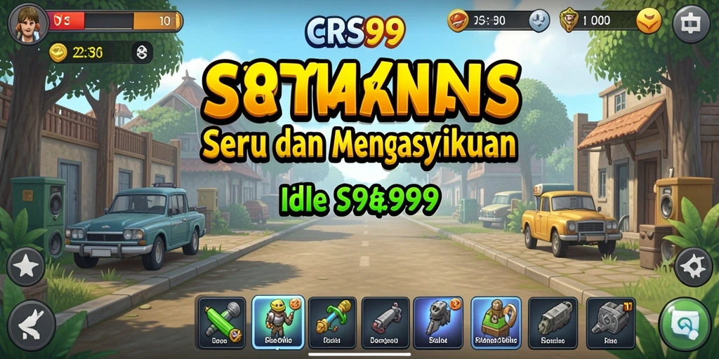 Screenshot utama dari gameplay Idle yang mengasyikkan di CRS99.