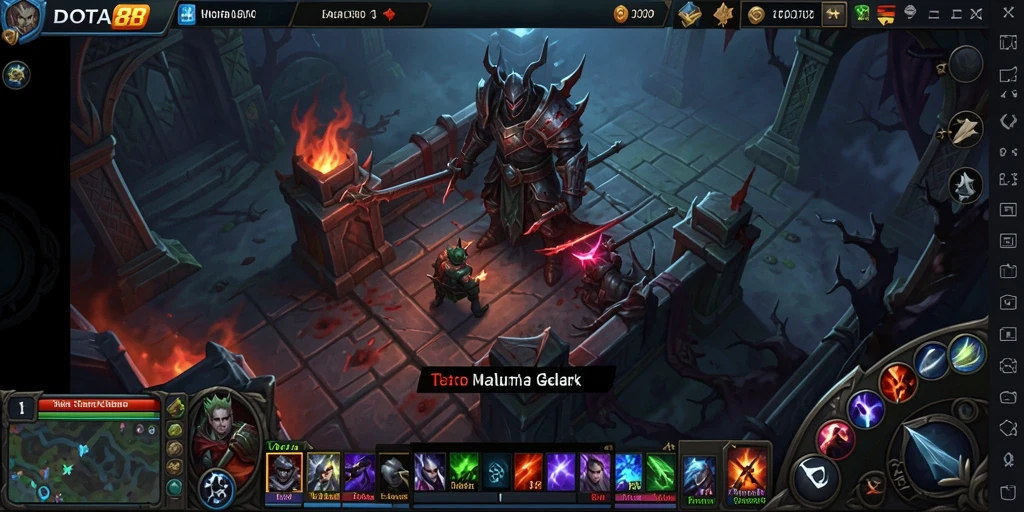 Gameplay DOTA88 yang menakutkan dengan suasana mencekam.