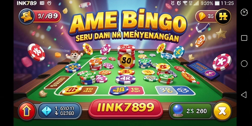 Tampilan gameplay seru INK789 dalam permainan Bingo.