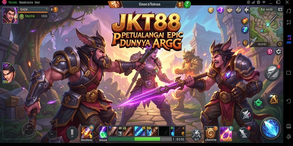 Gameplay seru JKT88 dalam aksi penuh pertarungan.
