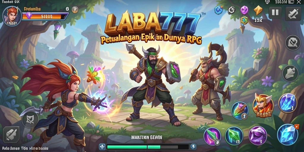Tampilan gameplay RPG yang menakjubkan dalam LABA777.