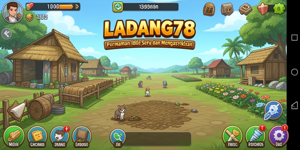 Tampilan gameplay <strong>LADANG78</strong> yang menarik dan menenangkan.