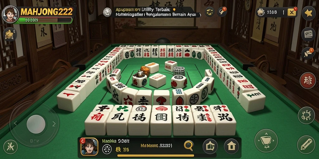 Tampilan utama MAHJONG222 menampilkan berbagai fiturUtility untuk meningkatkan pengalaman bermain.