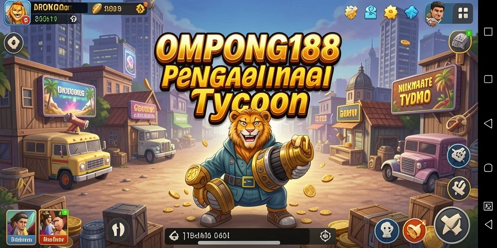 Tampilan gameplay OMPONG188 dengan elemen Tycoon yang menarik.